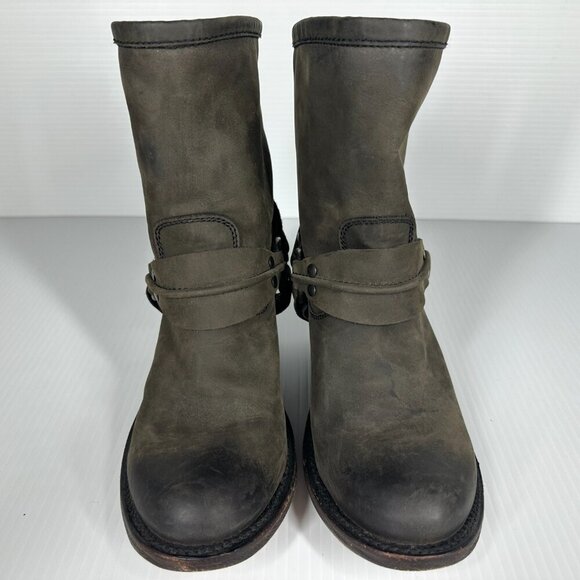 Independent Boot Co Leather Harness Whitney Boot - Size 8 - Picture 2 of 8